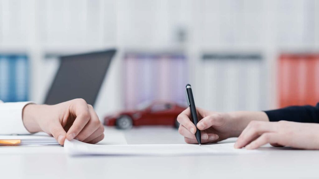 car paperwork - selling your car in New Jersey